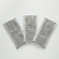 4 ply non woven grey color surgical disposable face mask with earloop