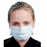 Non-Woven Mouth Mask 3Ply Medical Surgical Disposable Face Mask With Earloop anti ebola virus 3 ply earloop face mask