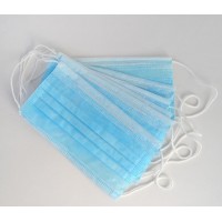 Ready to Ship 3 Layer Disposable Nonwoven Fabric Surgical Face Mask for Sale