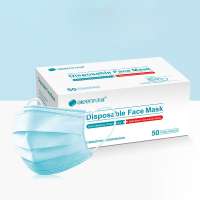 Disposable protective mask mask three-layer middle layer fusible spray cloth spot